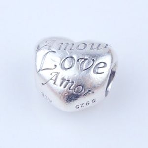 Authentic Language of Love Pandora Charm